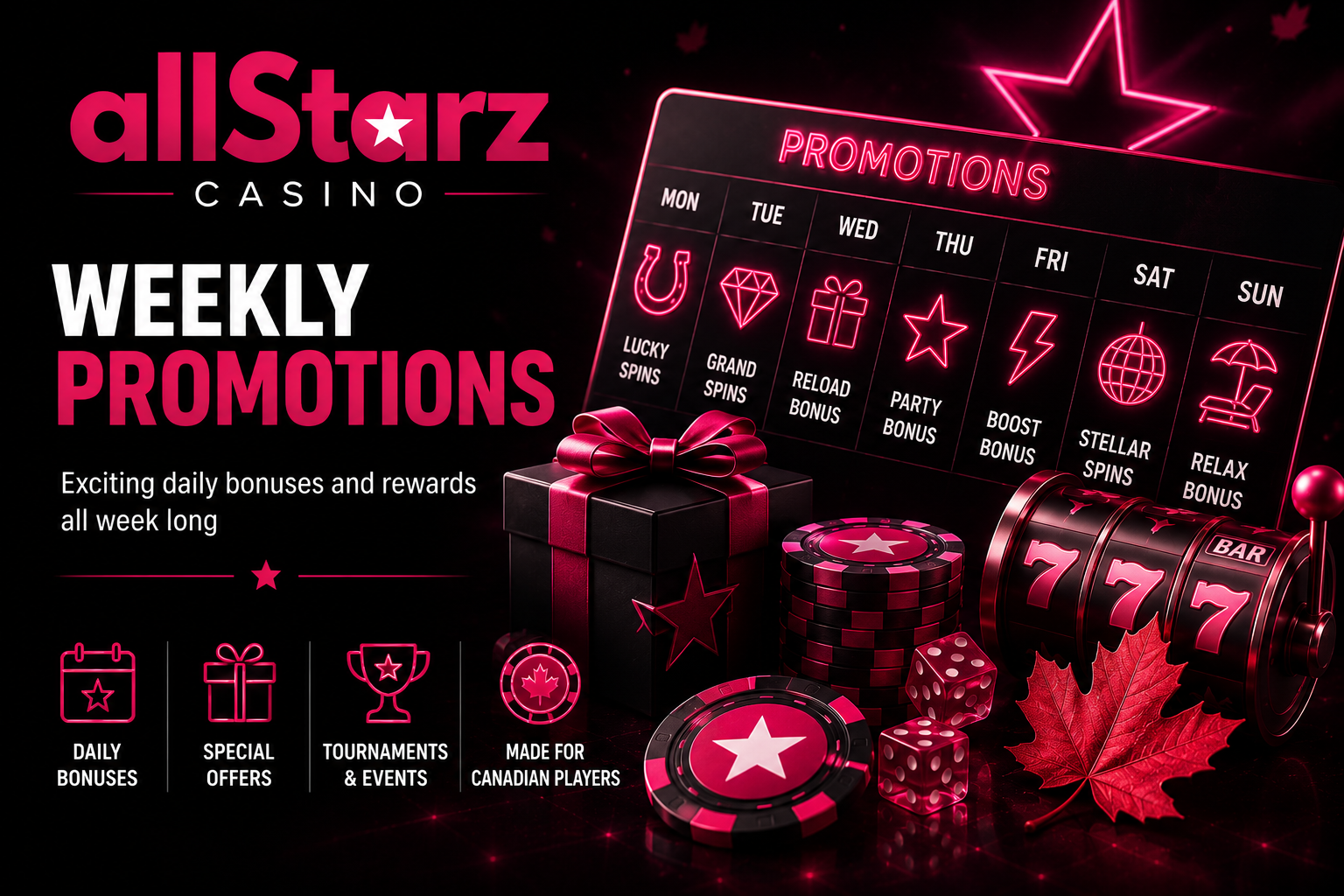 AllStarz Casino tournaments and casino promotions