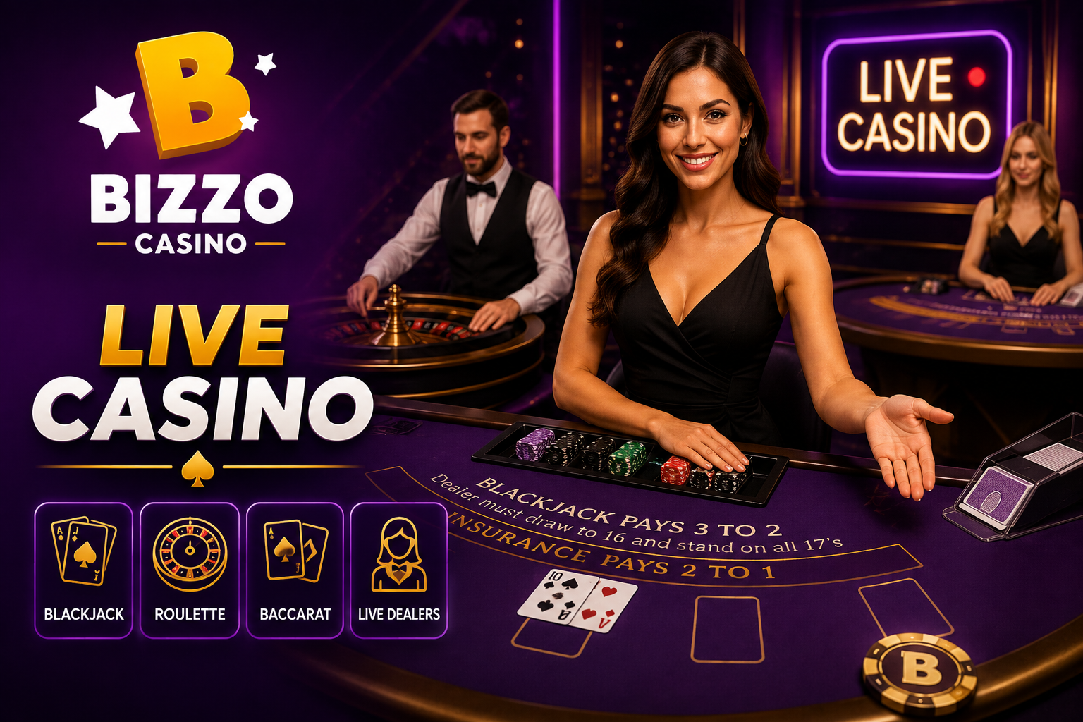 Bizzo Casino live casino Canada