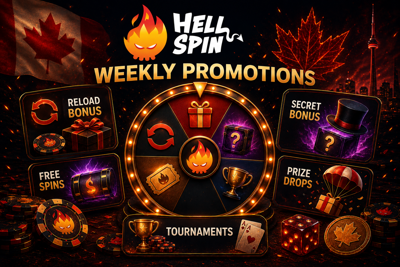 HellSpin weekly casino promotions