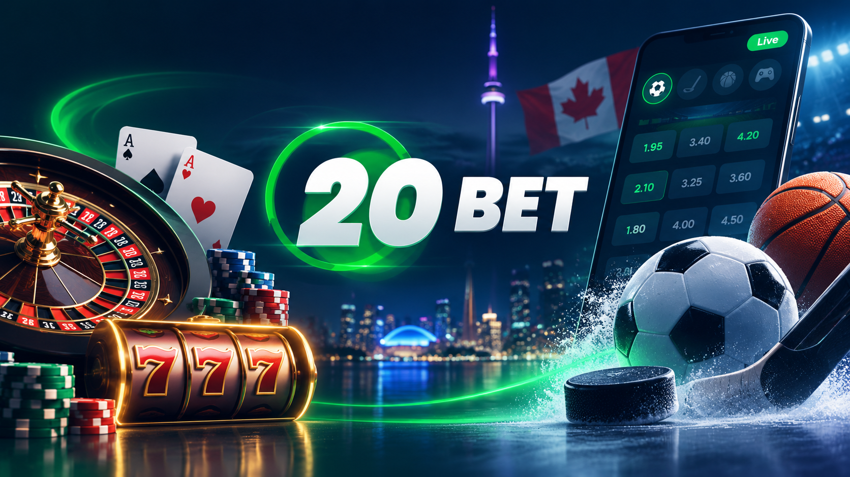 20Bet Canada casino and sportsbook review