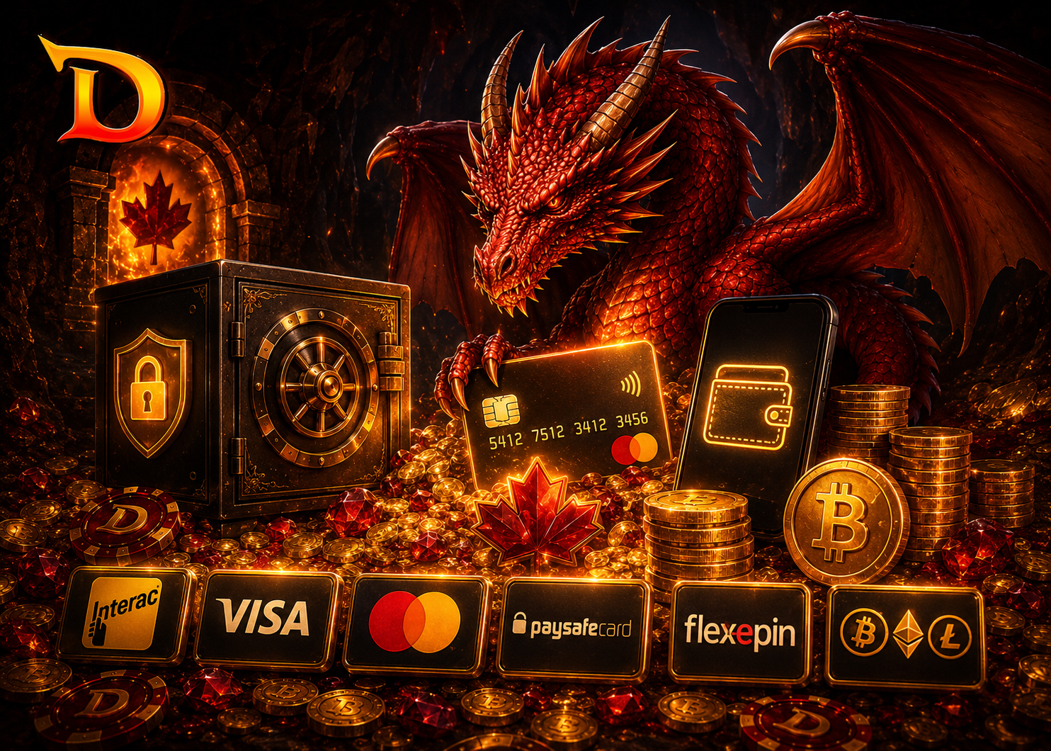 DragonSlotz Canada payment methods