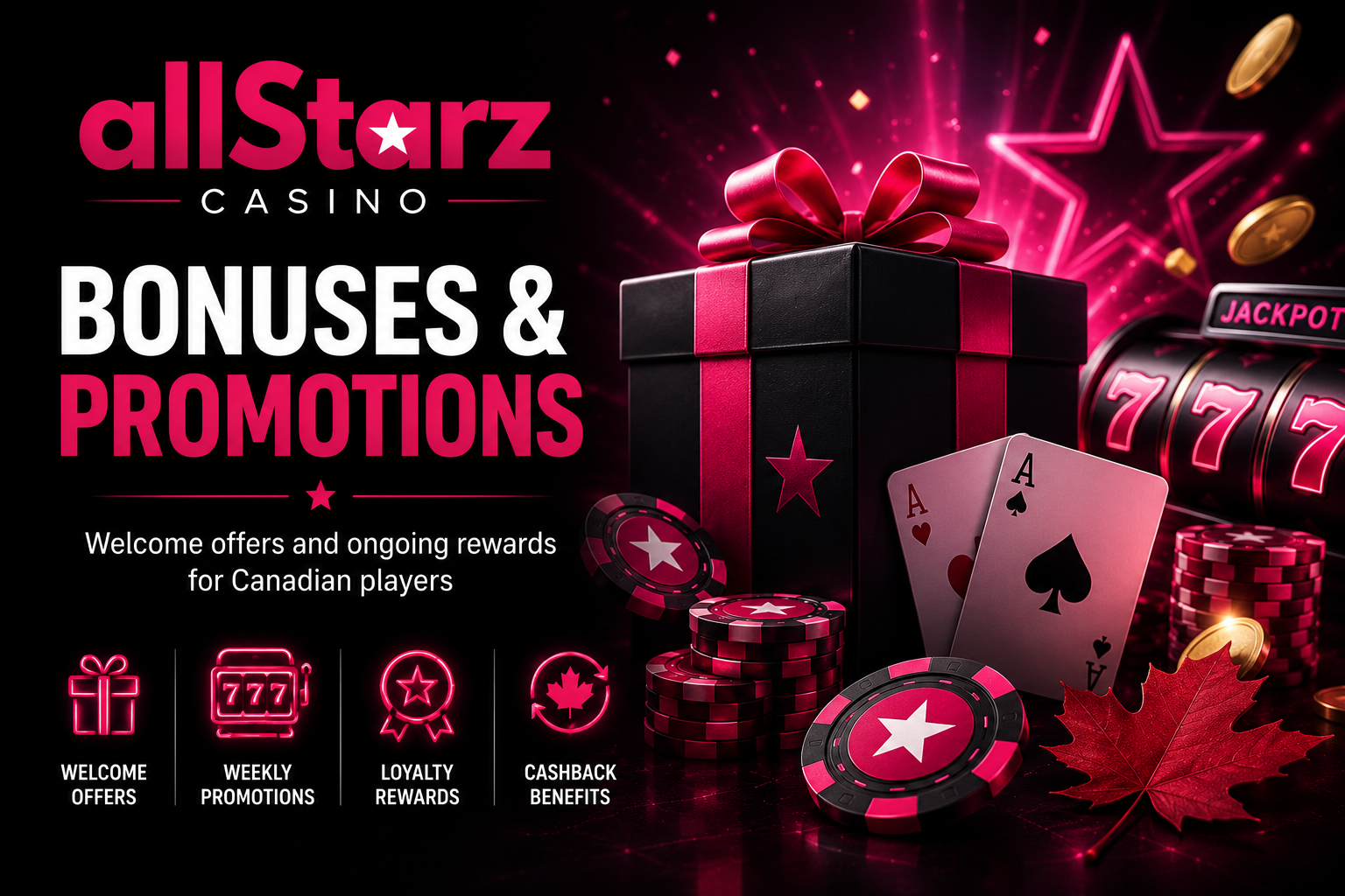 AllStarz Casino Canada bonuses and promotions
