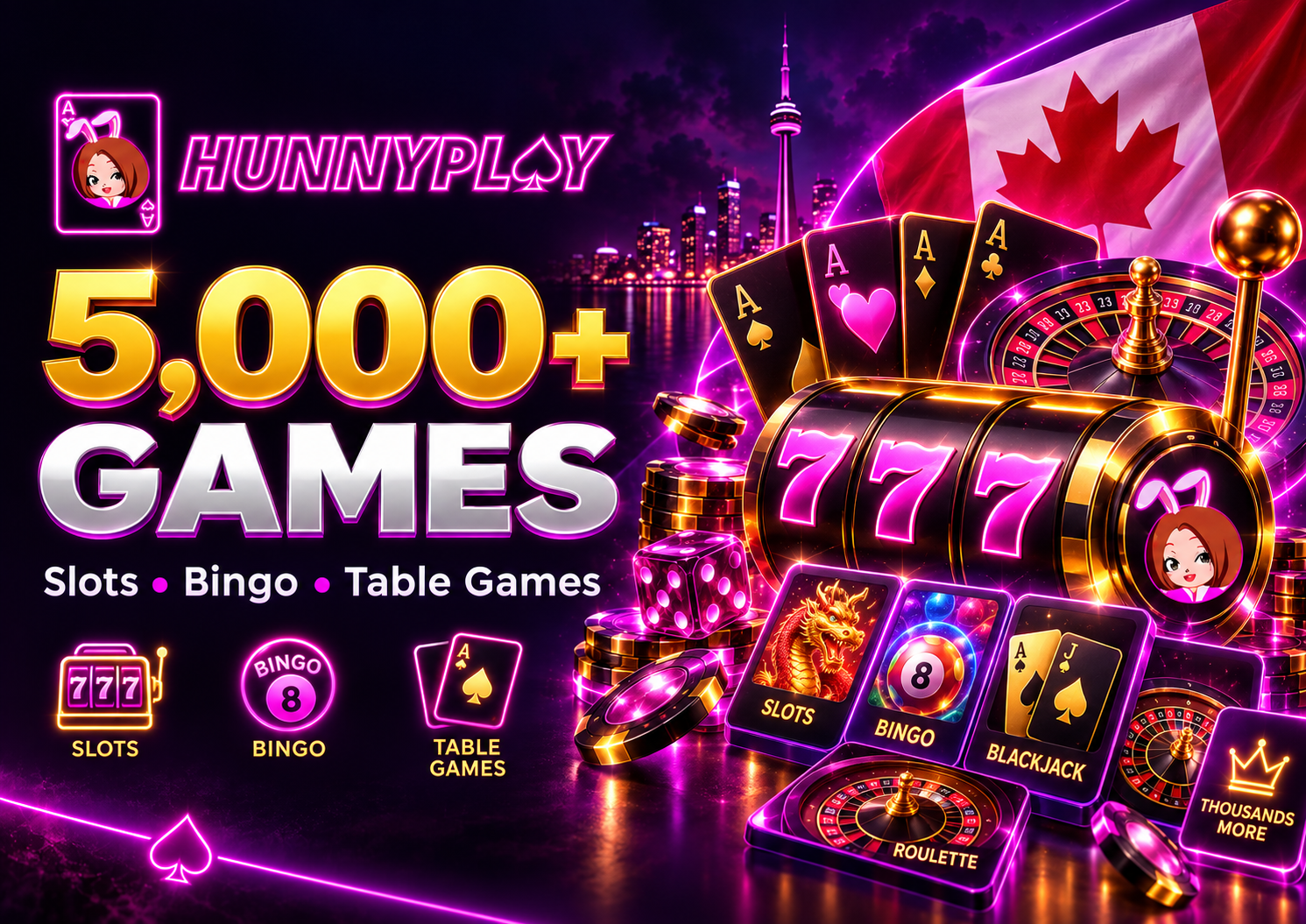 HunnyPlay casino games and slots